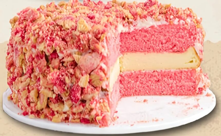 Strawberry Shortcake Cheesecake - Tasty Recipes Hub
