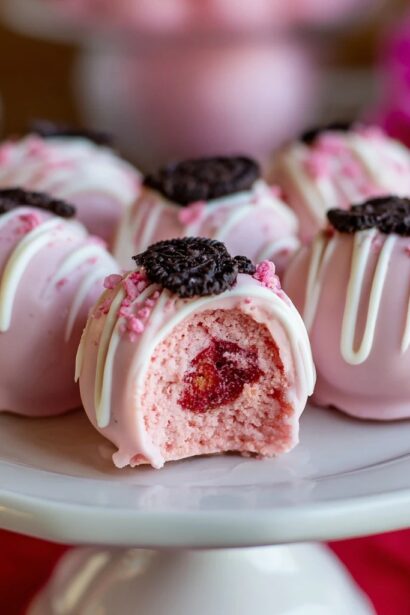 Strawberry Shortcake Oreo Balls