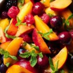 Sweet Summer Peach Fruit Salad Recipe