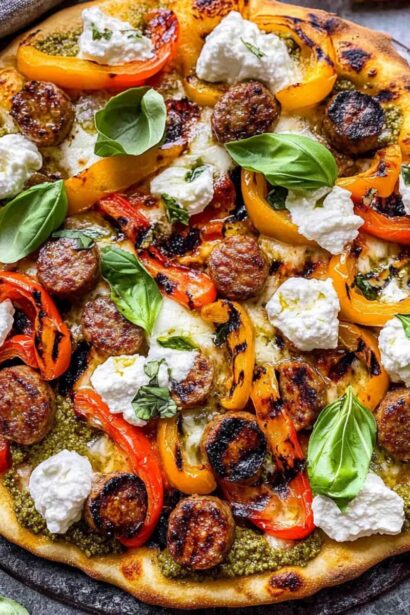 Ultimate Grilled Sausage and Peppers Pizza: A Delicious Summer Feast