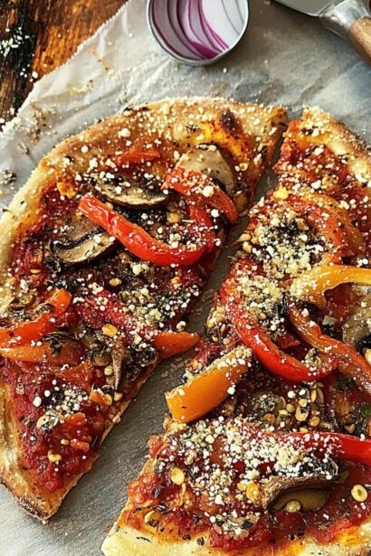Ultimate Vegan Pizza: Delicious Garlic-Herb with Veggies