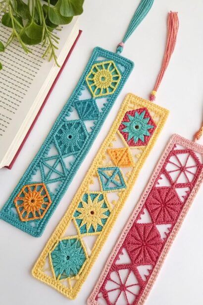 Delicate Crochet Bookmark Pattern (Great Scrap Yarn Project)