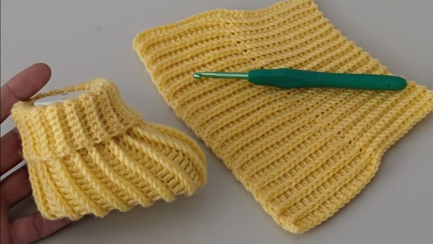 Easy Crochet Baby Booties Free Pattern for Beginners