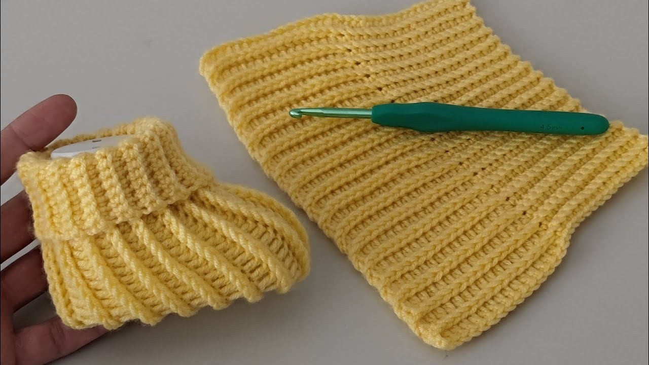 Easy Crochet Baby Booties Free Pattern for Beginners