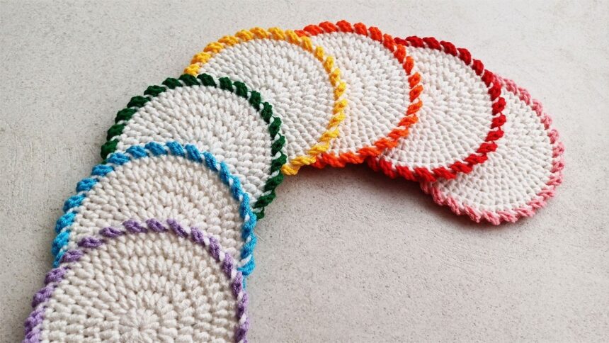 Easy Crochet Coaster Pattern: 10-Minute Flower Coasters