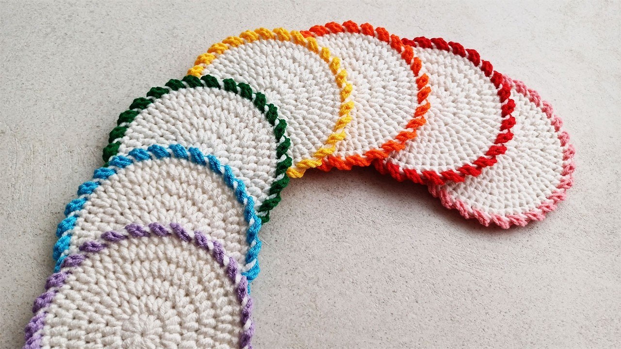 Easy Crochet Coaster Pattern: 10-Minute Flower Coasters