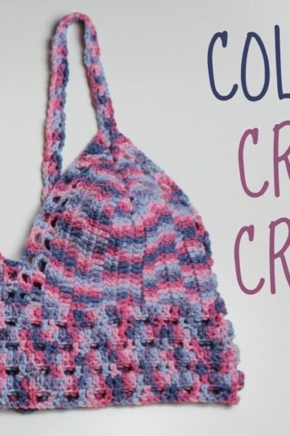 Modern Crochet Crop Top Free Pattern for Summer