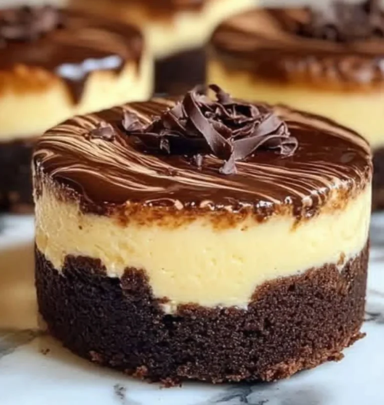 Mini Chocolate Brownie Cheesecakes