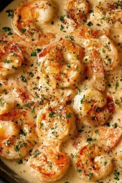 Creamy Garlic Shrimp Quick Easy Recipe