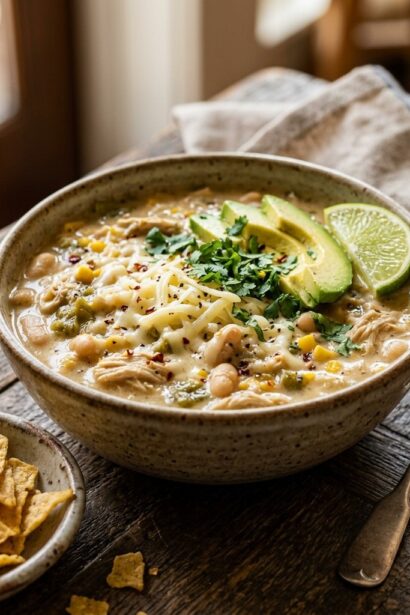 Creamy White Chicken Chili: The Ultimate Cozy Comfort Food