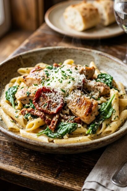Indulgent Creamy Tuscan Chicken Pasta
