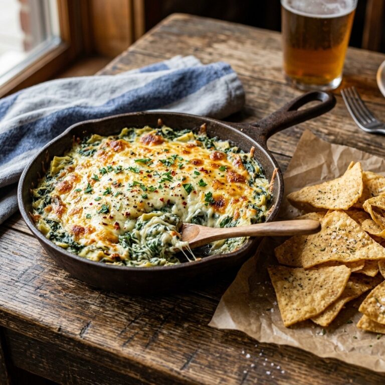 The Ultimate Warm & Creamy Spinach Artichoke Dip