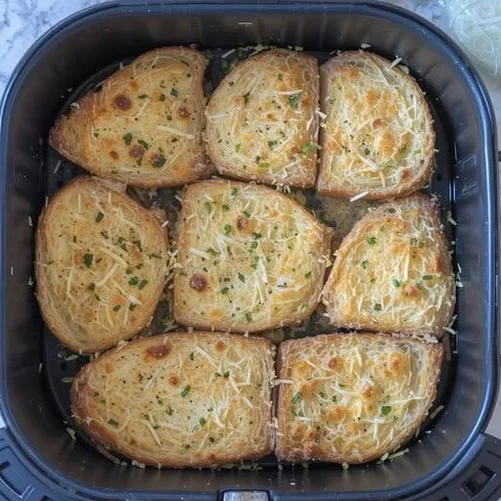 Air Fryer Cheesy Egg Toast