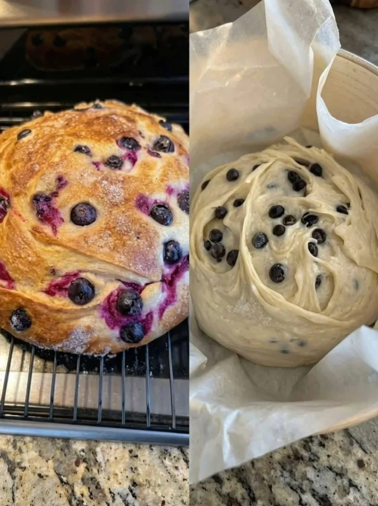 High Protein Cottage Cheese Blueberry Bread