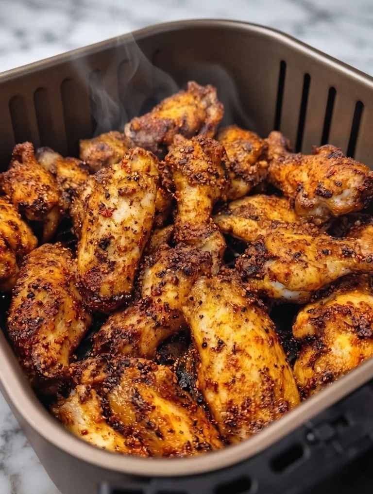 Crispy Air Fryer Seasoned Chicken Wings