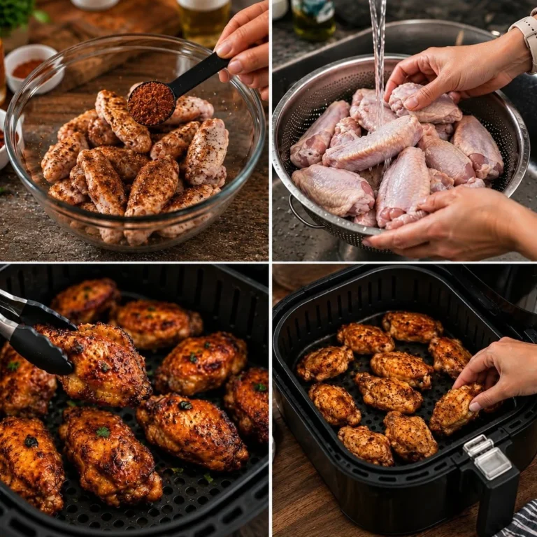 air fryer crispy chicken wings