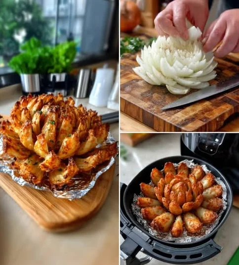 Healthy Air Fryer Blooming Onion – Crispy & Guilt-Free Appetizer