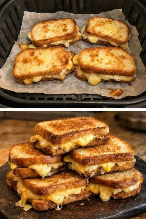 Garlic Bread Grilled Cheese