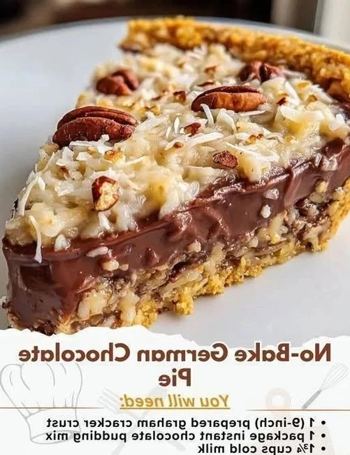 No-Bake German Chocolate Pie
