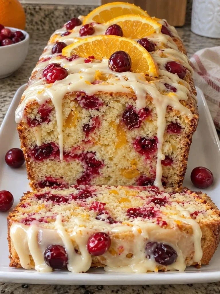 Cranberry Orange Loaf Cake