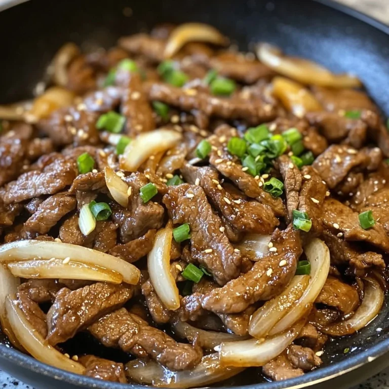 BEEF AND ONION STIR FRY