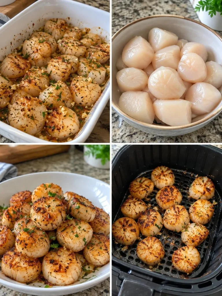 Quick & Tender Air Fryer Scallops