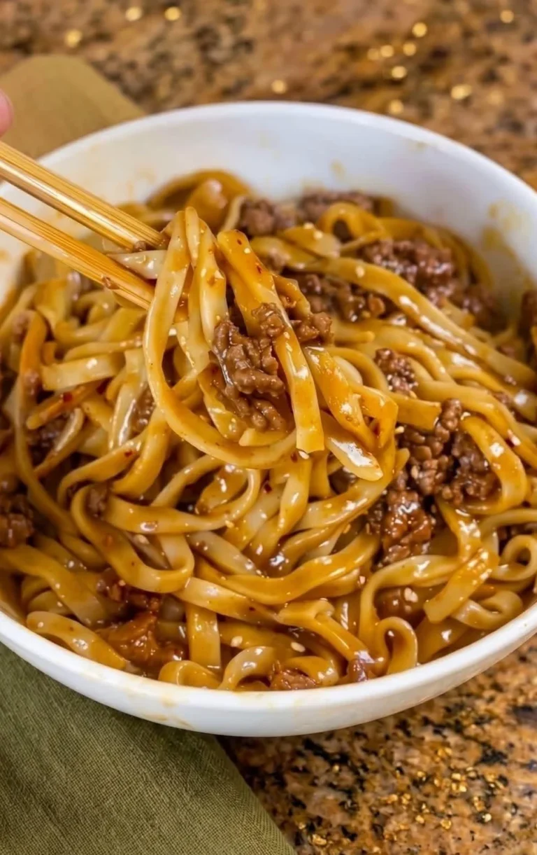 Ground Beef Lo Mein
