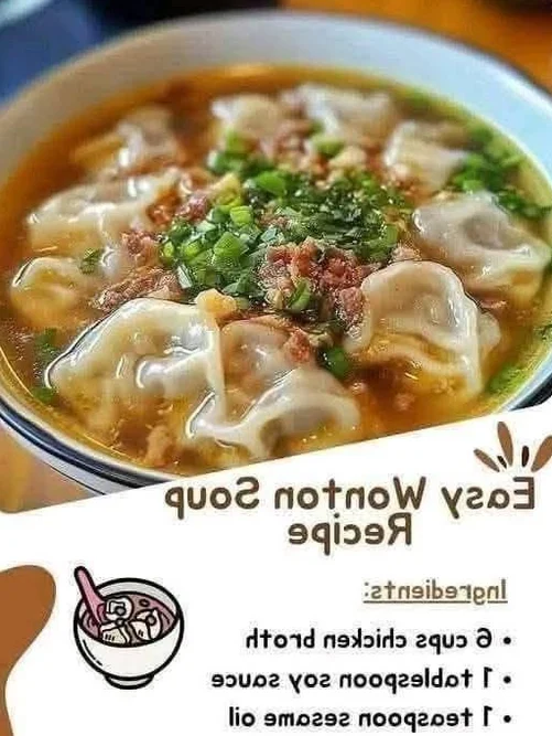 Easy Wonton Soup Recipe