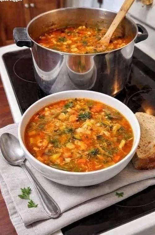 Healthy Chicken Fajita Soup