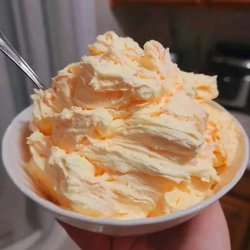 Orange Fluff Keto Dessert