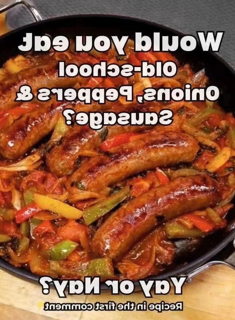 Old-School Onion, Pepper & Sausage