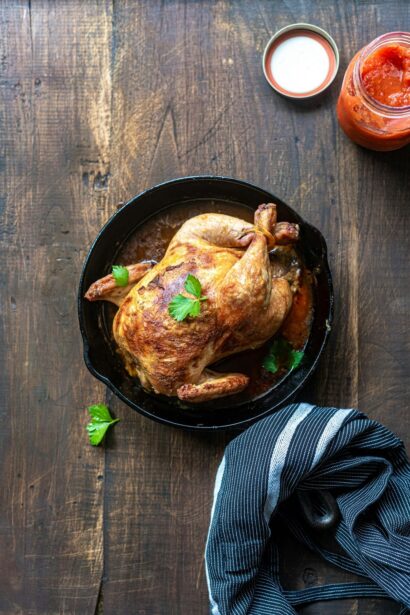 Air Fryer Crispy Lemon Pepper Bone-In Chicken Thighs
