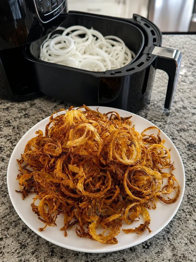 Air Fryer Crispy Fried Onions