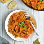 High-Protein Creamy Buffalo Chicken Spaghetti Squash Bake