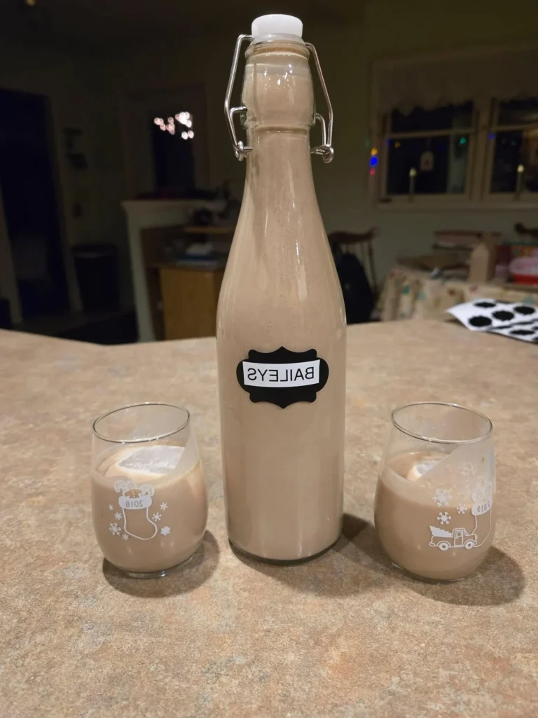 Homemade Nonalcoholic Irish Cream