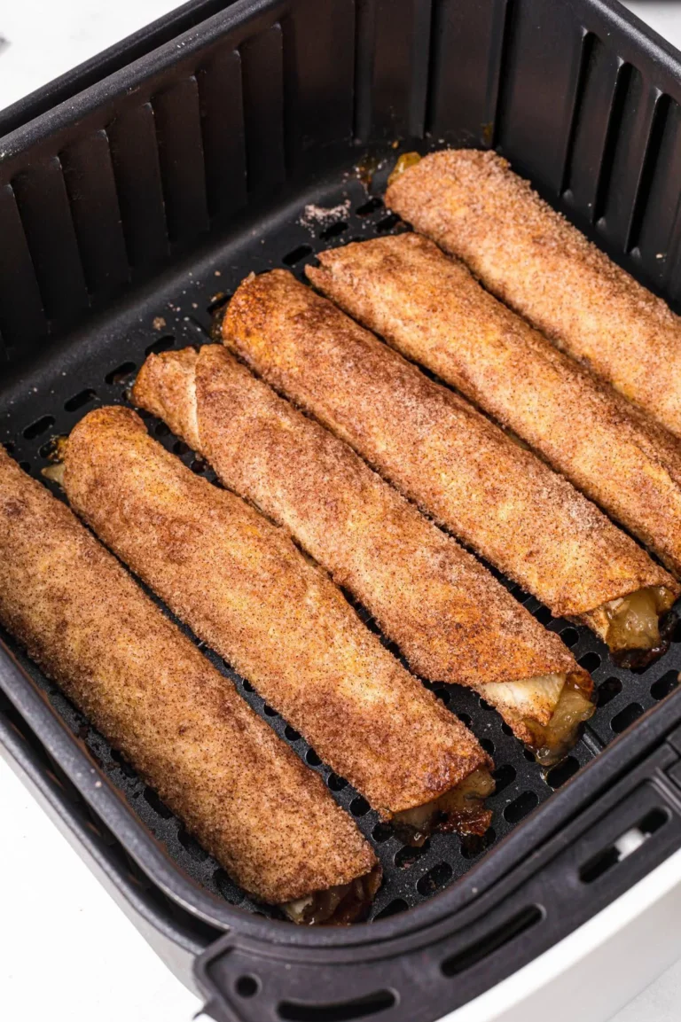 Air Fryer Apple Pie Taquitos.