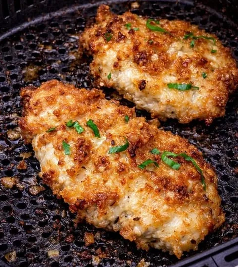 Crispy Air Fryer Breaded Chicken Breast