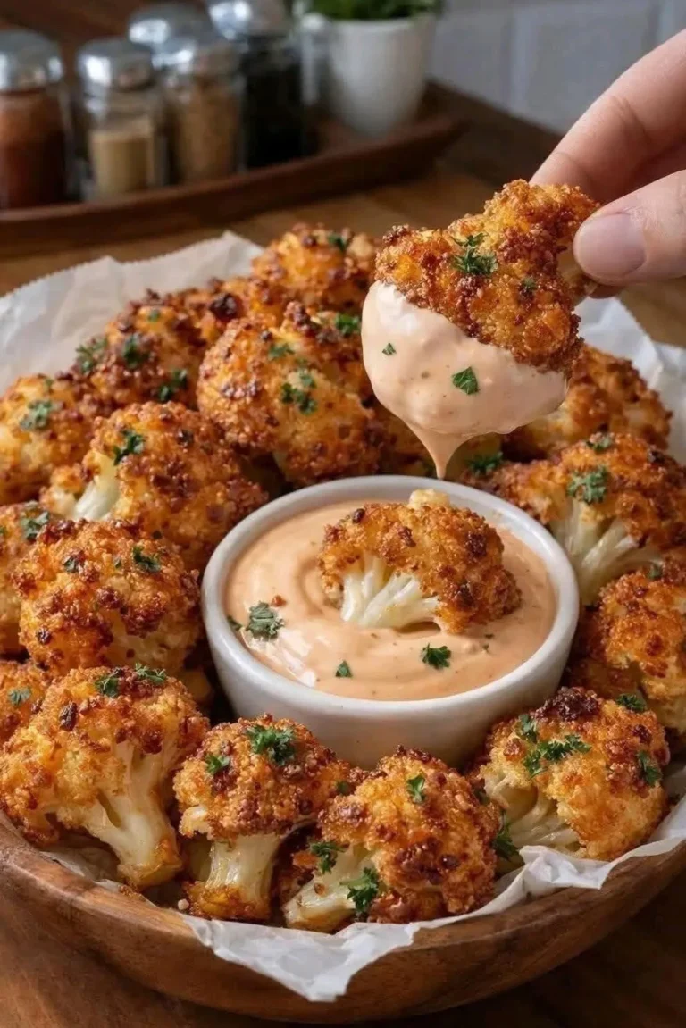 Crispy Bang Bang Cauliflower Bites