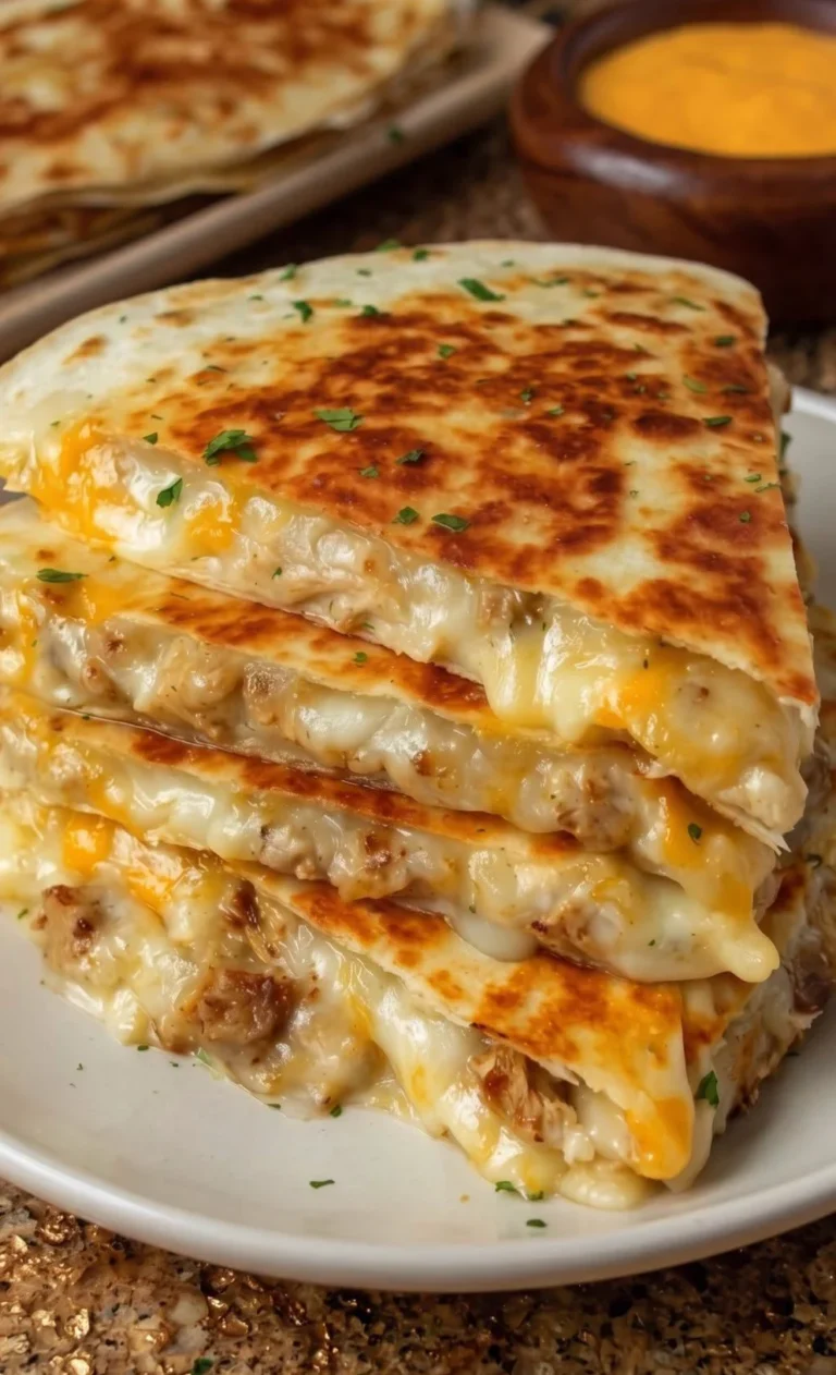 Cheesy Ground Beef Quesadillas