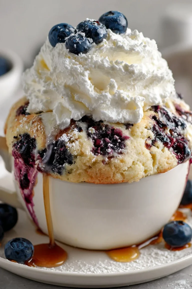 Blueberry Muffin Mug Cake