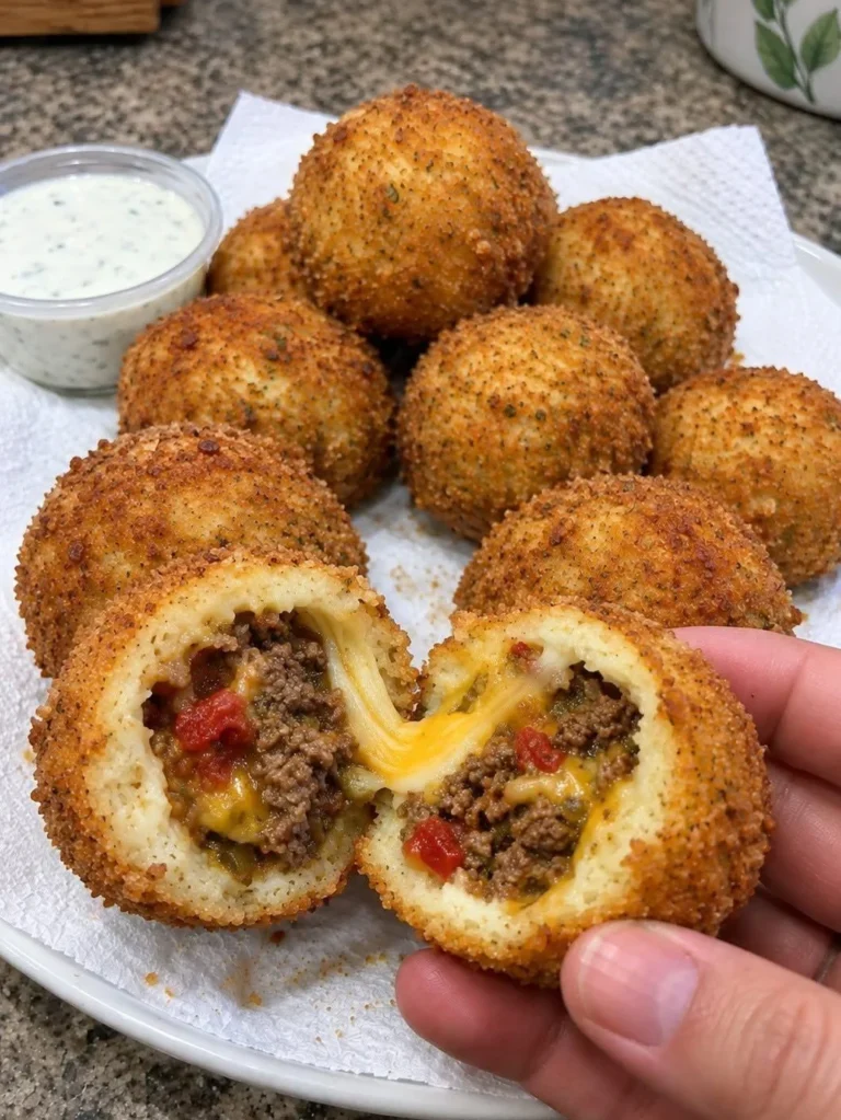 Cheeseburger Potato Balls