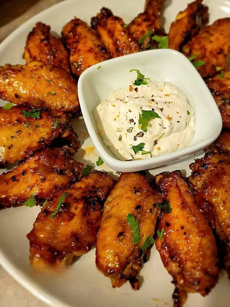 Crispy Air Fryer Buffalo Chicken Wings