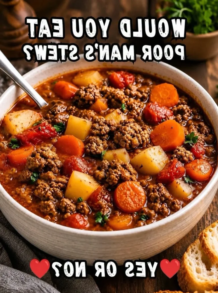 The Ultimate High-Protein Poor Man’s Stew: Comfort Food Without the Carbs